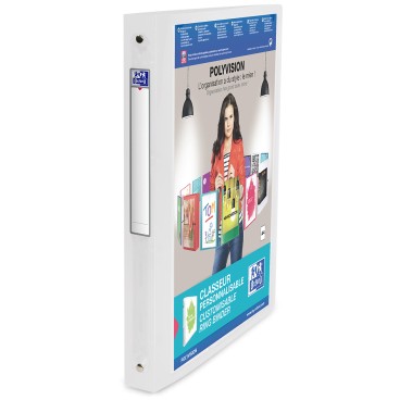 OXFORD Präsentationsringbücher 4-Ringe DIN A4 30 cm transparent