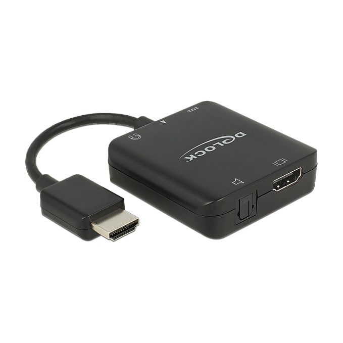 DELOCK HDMI Audio Extractor 4K kompakt