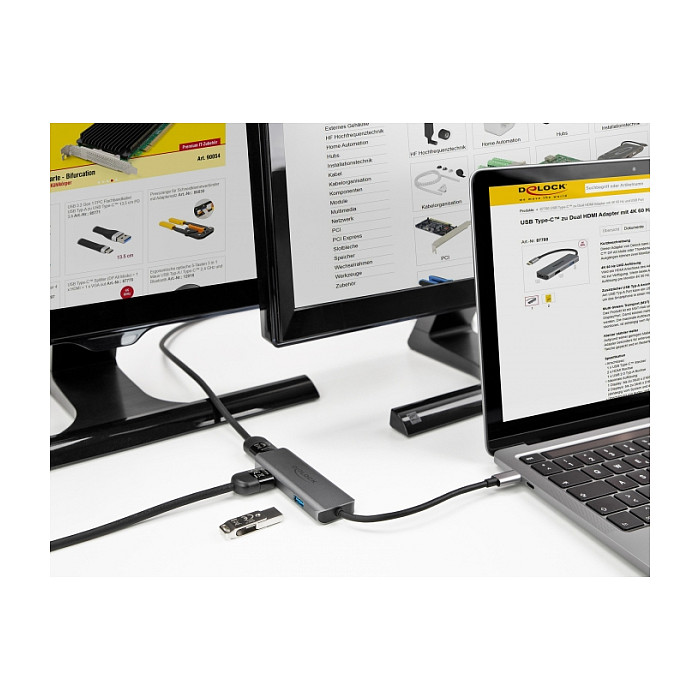 DeLOCK 87780 laptop dock/port replicator