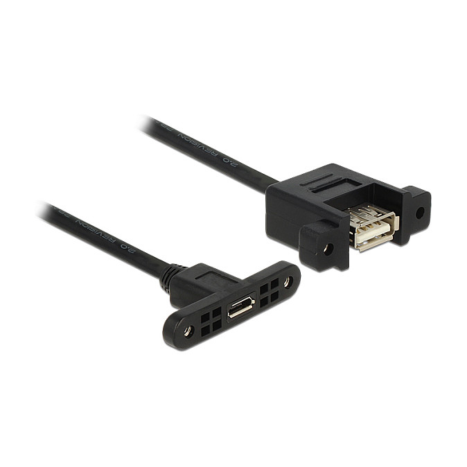 DeLOCK 1m, USB2.0 Micro-B/USB2.0-A USB cable USB