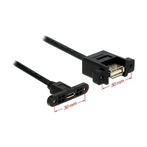 DeLOCK 1m, USB2.0 Micro-B/USB2.0-A USB cable