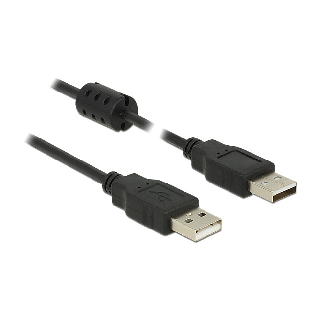 DeLOCK 0.5m, 2xUSB 2.0-A USB cable USB