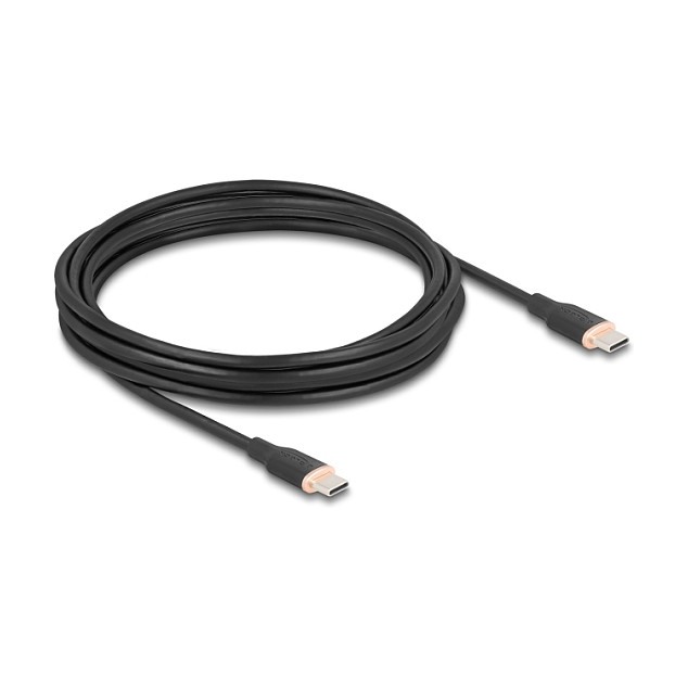 DELOCK USB 2.0 Kabel USB Typ-C St > St PD 3.0 60W 4m schwarz