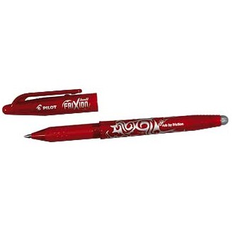 PILOT FRIXION Tintenroller 0,35mm rot radierbar avec Kappe