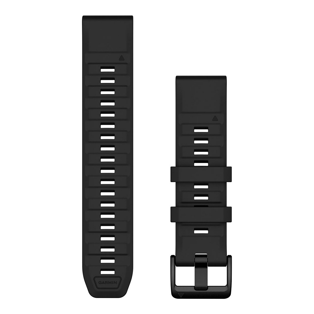 Garmin Ersatzarmband QuickFit 22mm Silikon Schwarz Smartwatch