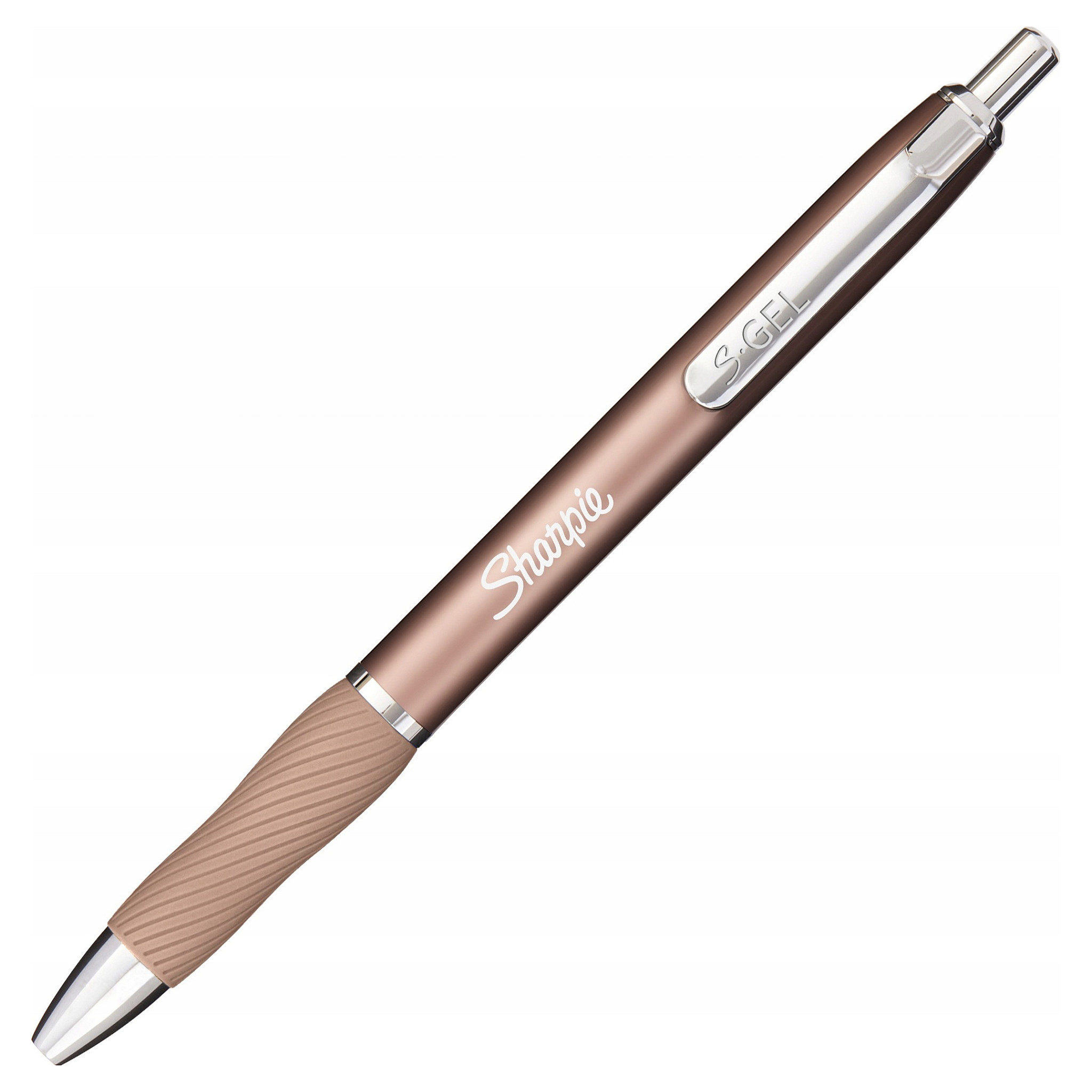 2x1 Sharpie S-Gel Metal Steel Grey + Rosegold 0,7 mm + 2 Minen