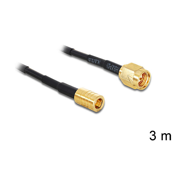 DELOCK HF SMA Stecker>SMB Buchse > 3m