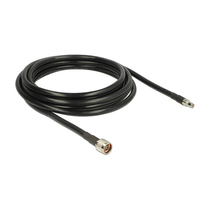 DeLOCK 5m, N/RP-SMA coaxial cable