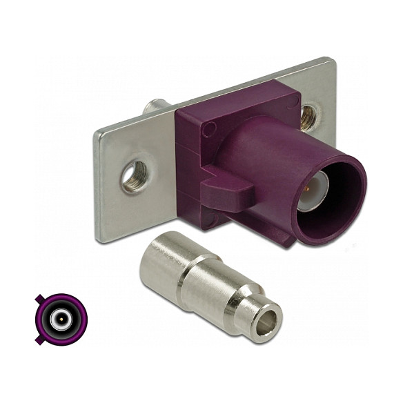 DeLOCK 89819 coaxial connector Netzwerk