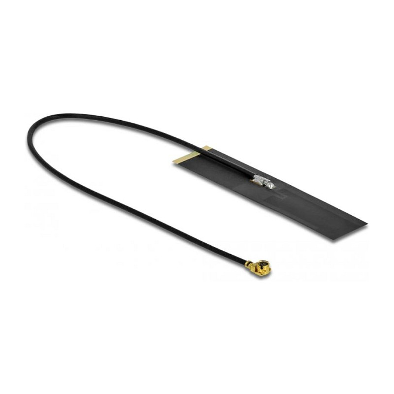 DELOCK Dualband WLAN ac/ax/a/b/g/n Antenne MHF I Stecker 1.7 - 4.7 dBi PIFA FPC omnidirektional Netzwerk