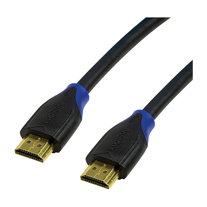 Logilink HDMI-Kabel Ethernet High Speed. 4K2K/60Hz.15.00m sw bulk Display