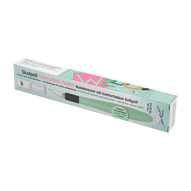 WEDO Skalpell Comfortline mintgrün incl. 5 Ersatzklingen