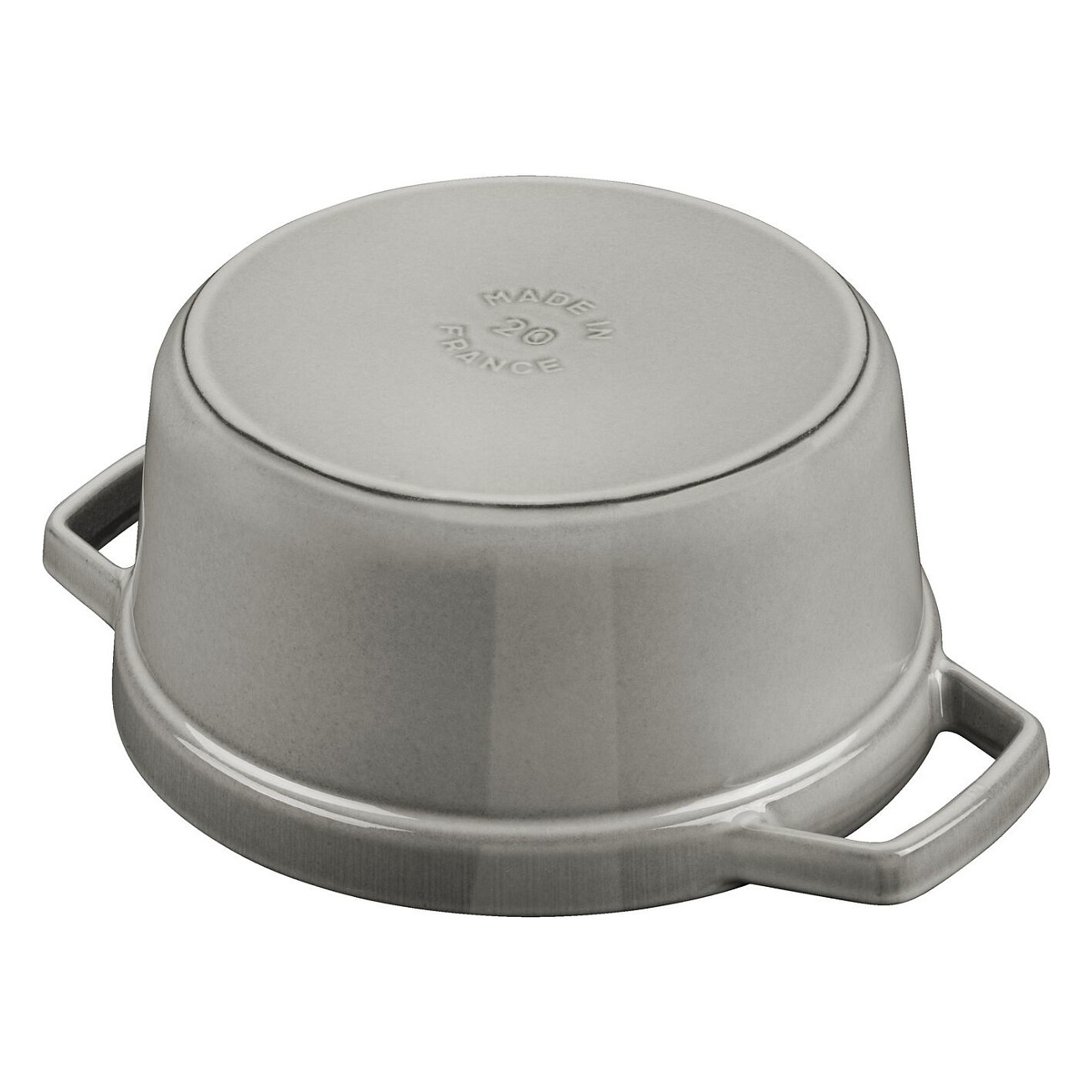 Staub La Cocotte 26cm rund Graphit-grau. Gusseisen