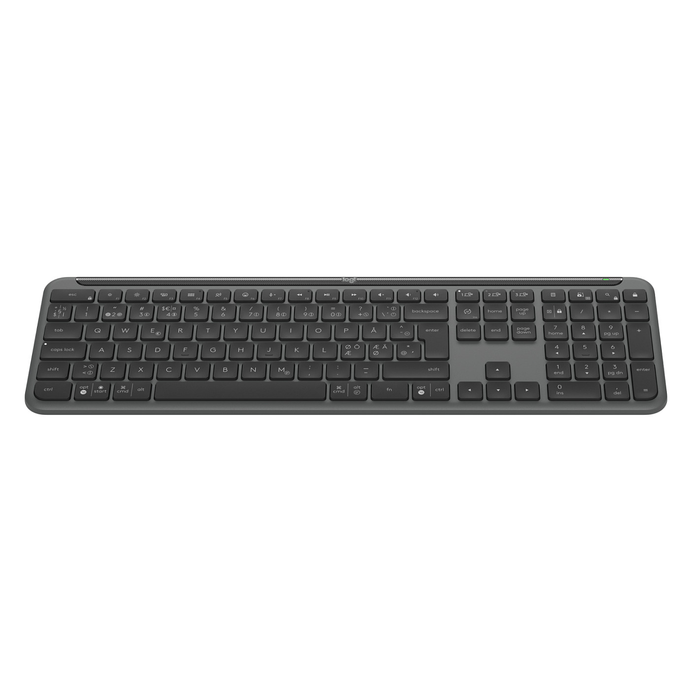 LOGITECH Signature Slim K950 Keyboard wireless Bluetooth 5.1 LE Pan Nordic graphite (PAN) Mäuse & Tastaturen