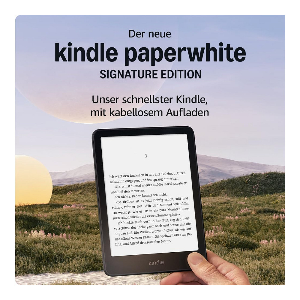 Amazon Kindle Paperwhite Signature Edition e-book reader