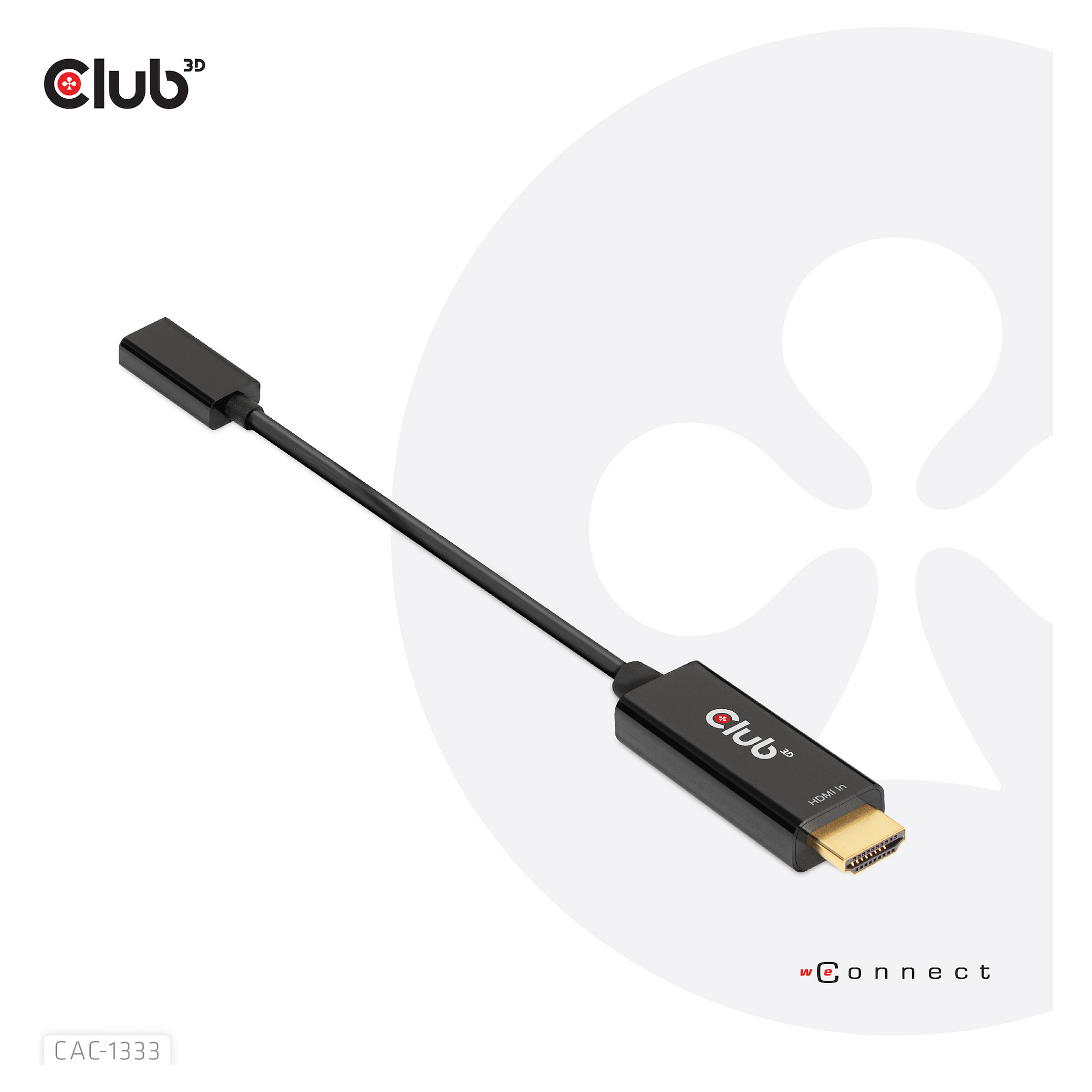 CLUB3D CAC-1333 video cable adapter