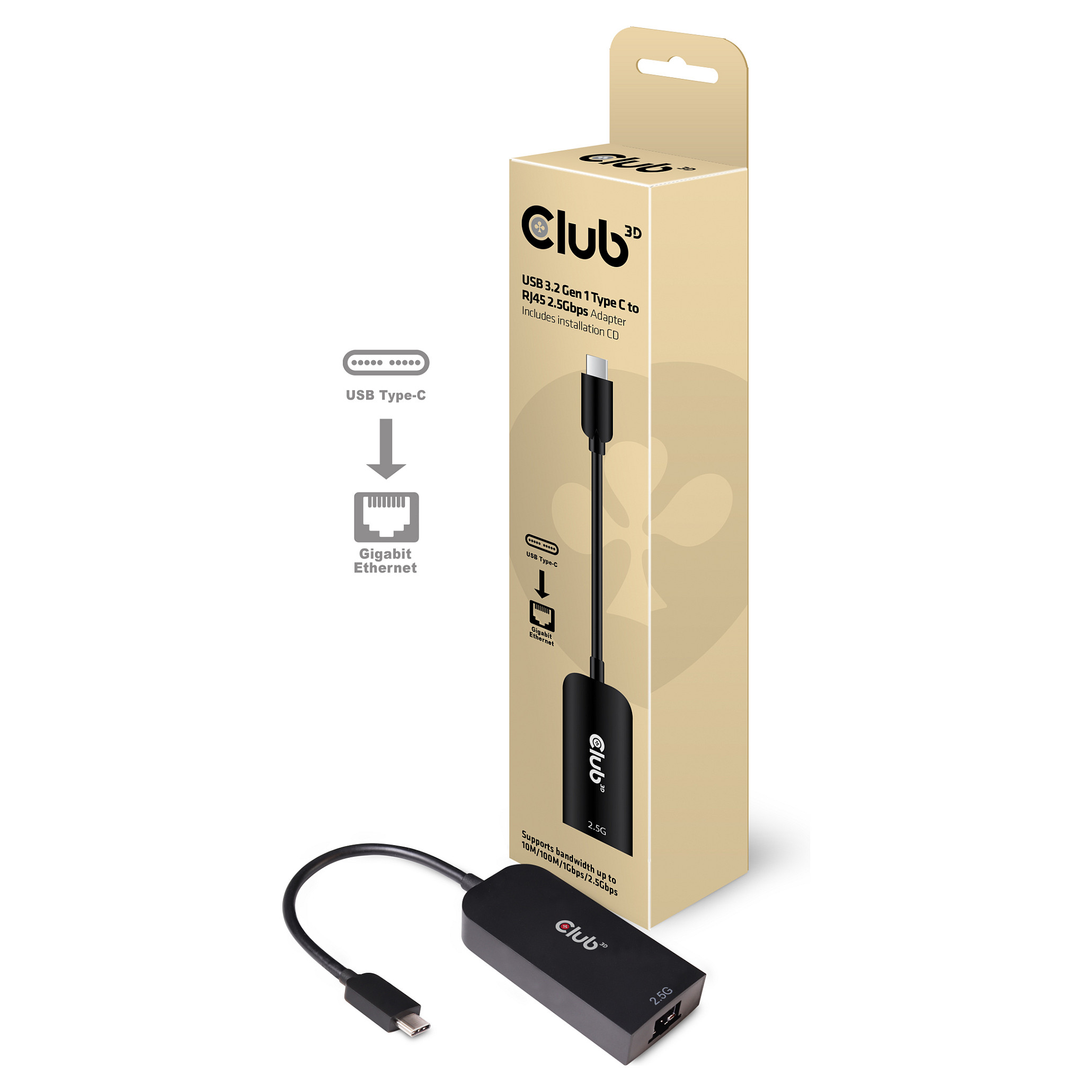 CLUB3D CAC-1520 laptop dock/port replicator