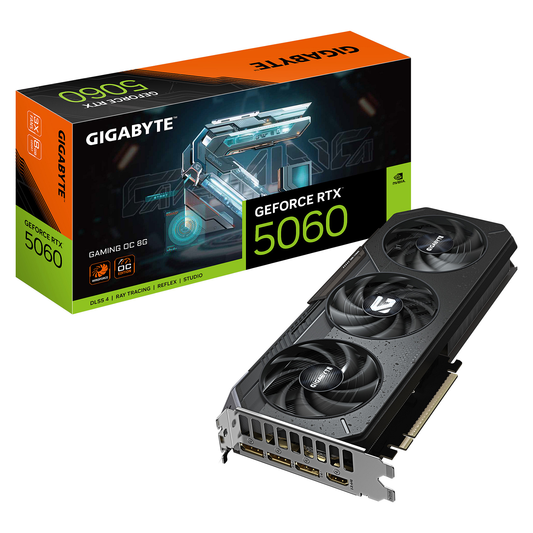 GIGABYTE GeForce RTX 5060 GAMING OC 8G