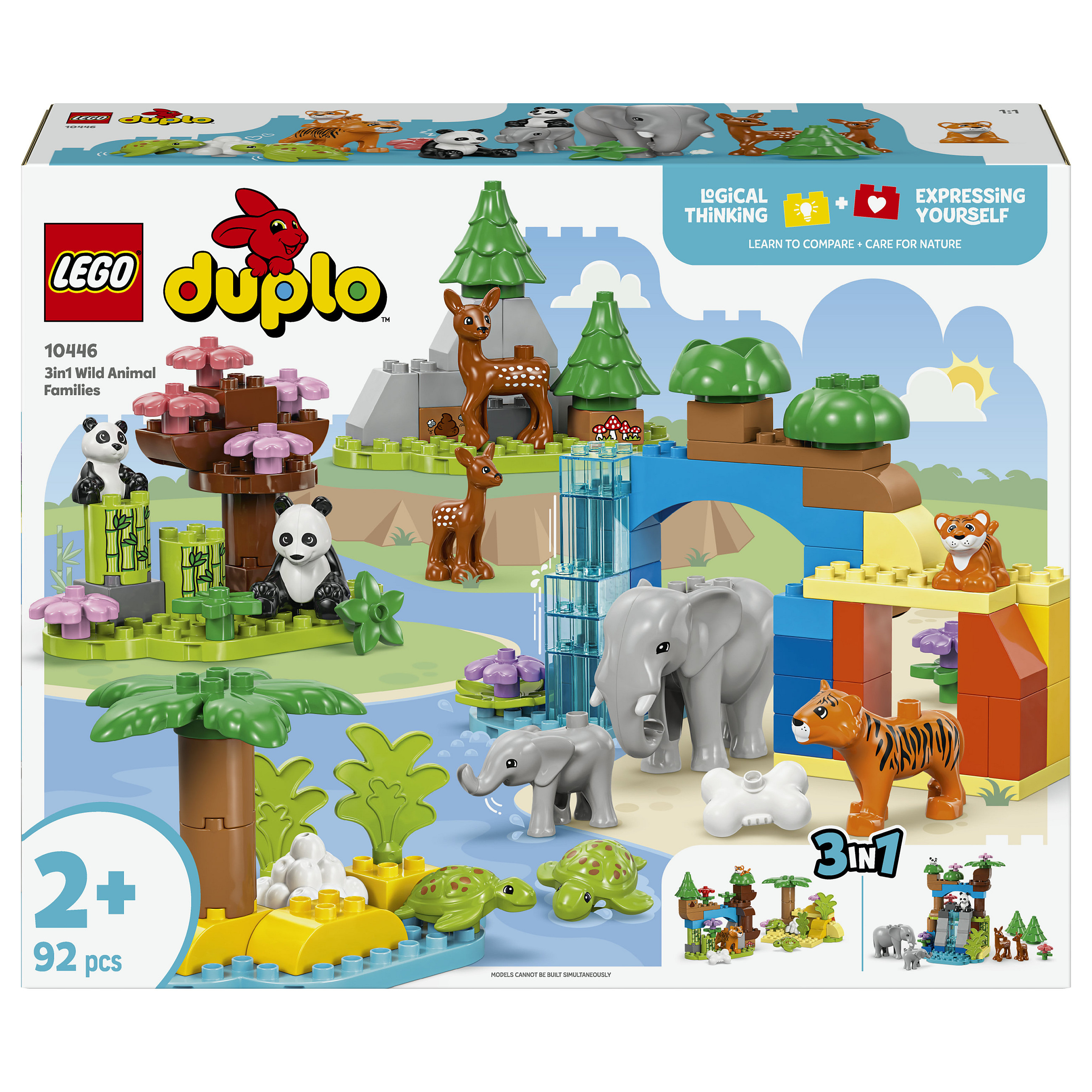 LEGO DUPLO 3in1 Wild Animal Families Spielwaren