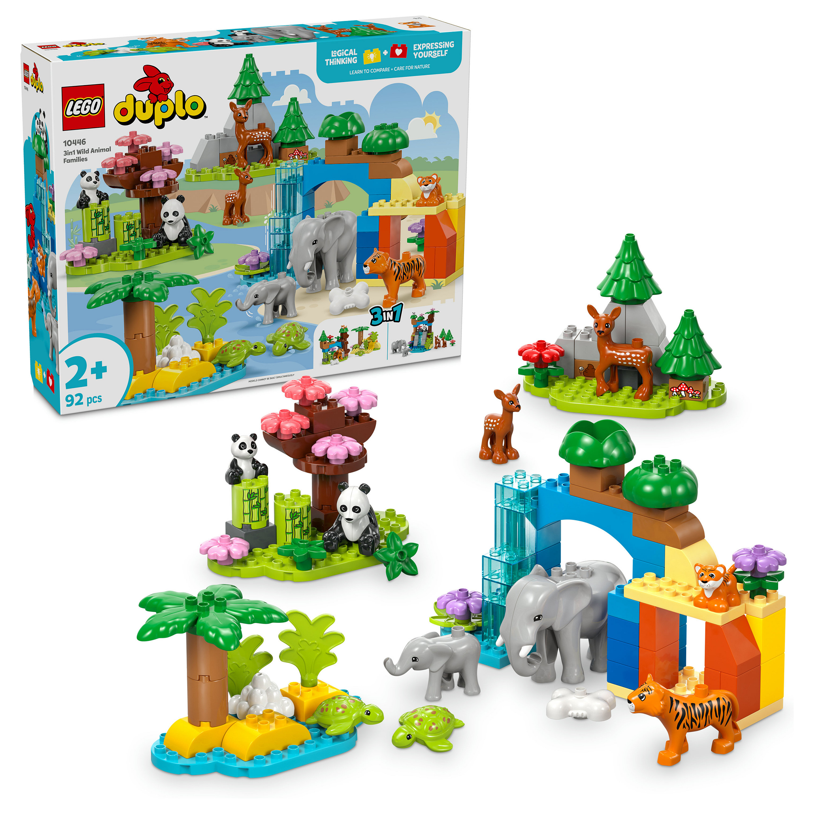 LEGO DUPLO 3in1 Wild Animal Families