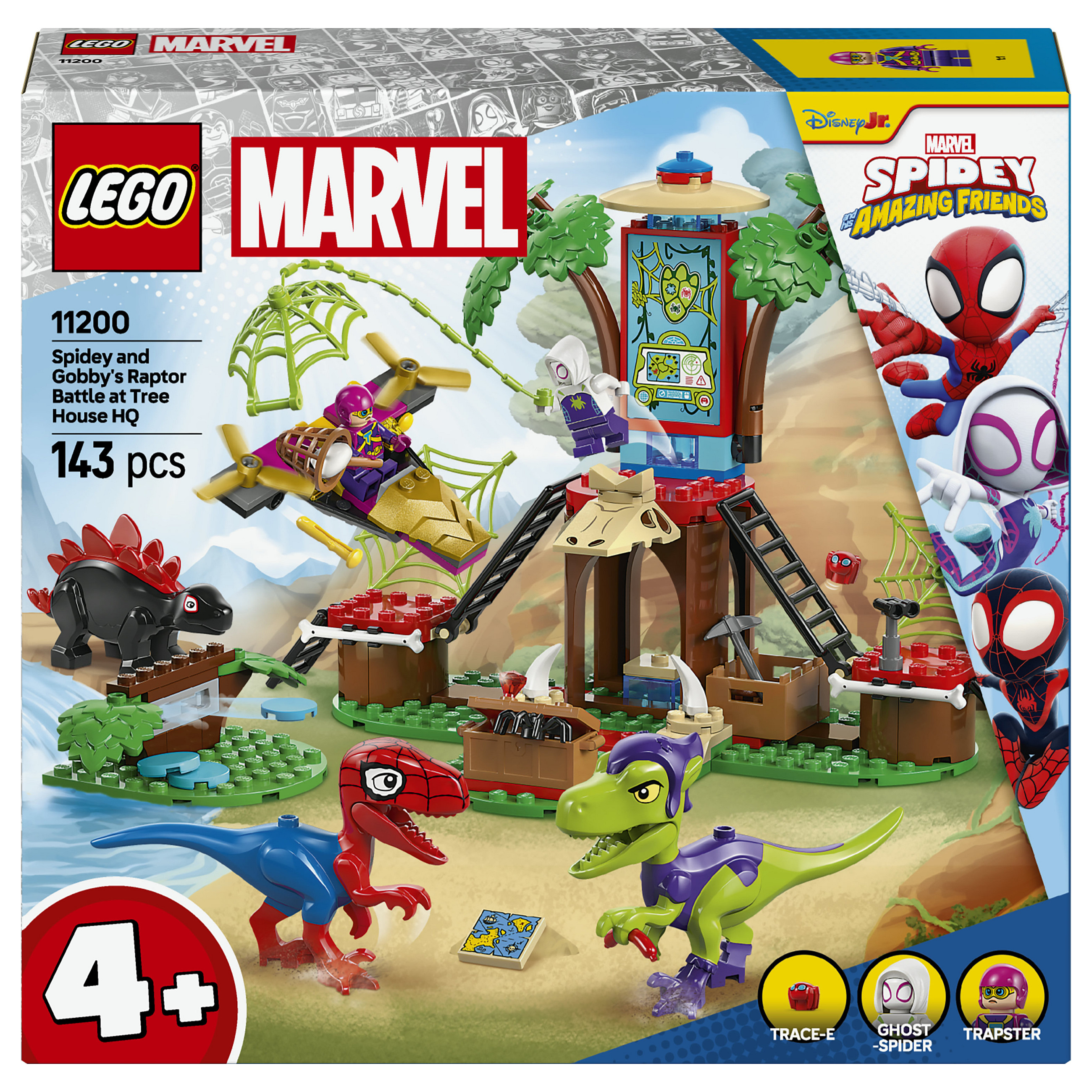 LEGO Spidey and Gobby's Raptor Battle at Tree House HQ Spielwaren