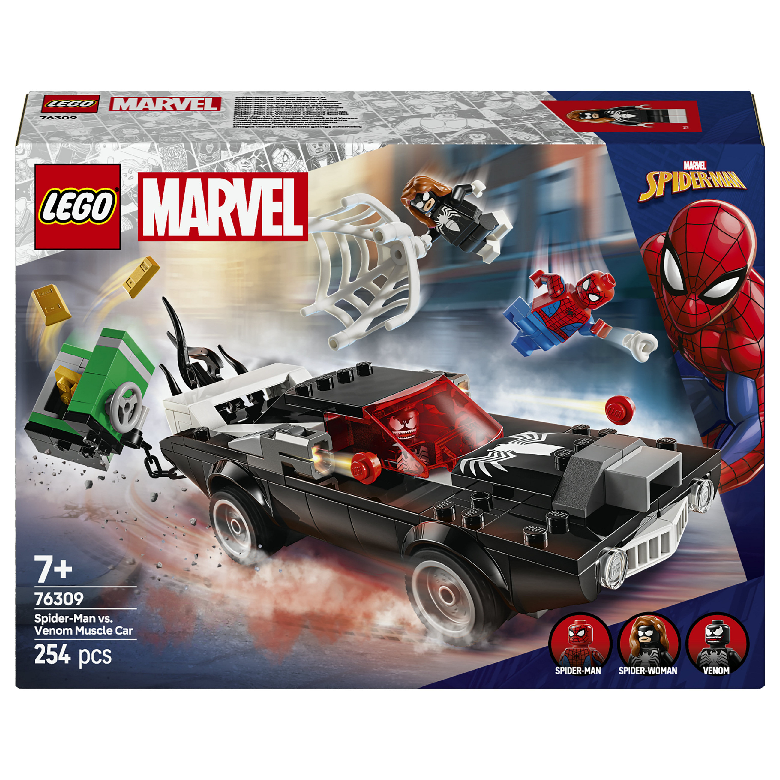 LEGO 76309 Marvel Super Heroes Spider-Man vs. Venom Muscle-Car Spielwaren