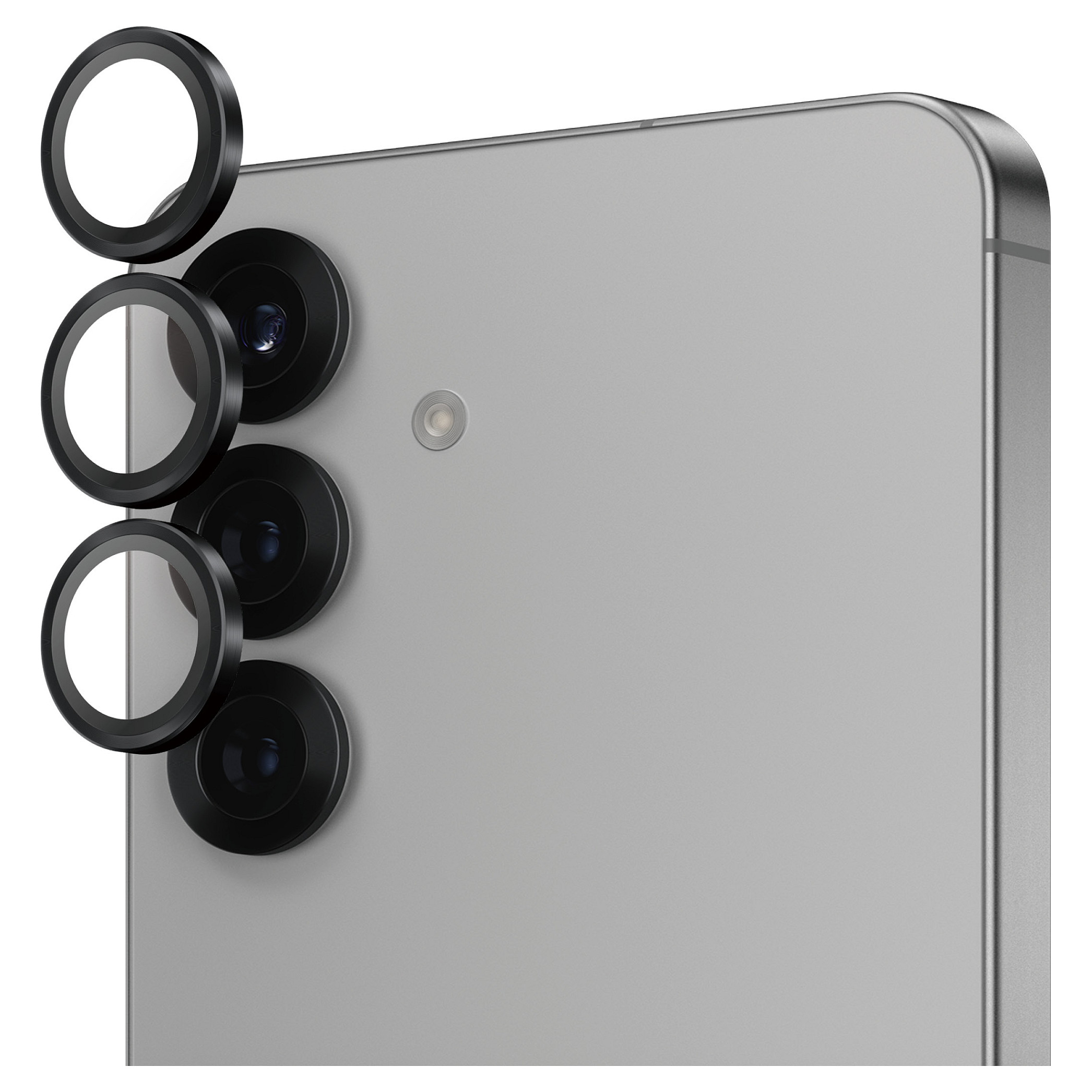 PanzerGlass ® Hoops® Camera Lens Protector Black Samsung Galaxy S25