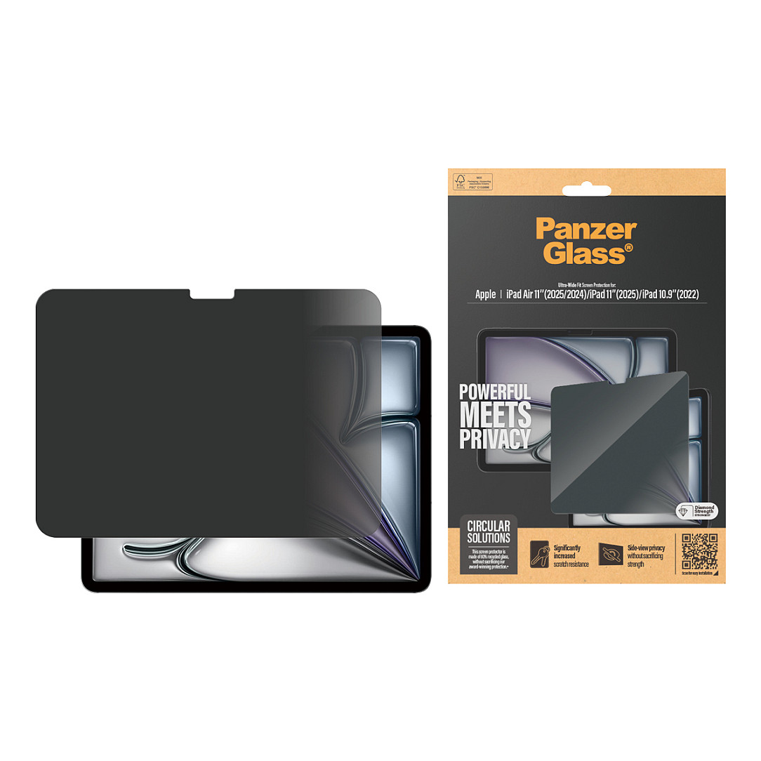 PanzerGlass ® 2-Way Privacy Screen Protector iPad Air 11'' (2024-2025) | iPad 11