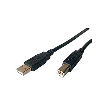 Kabel USB 2.0 A-B 2.0m schwarz