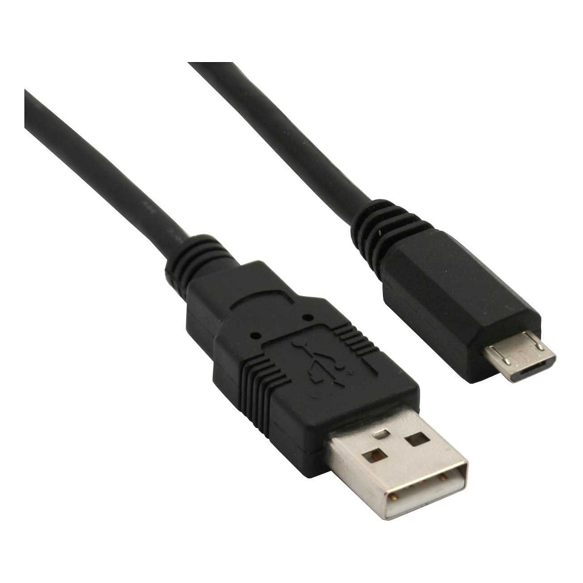 Kabel USB 2.0 A-B Micro 0.5m schwarz