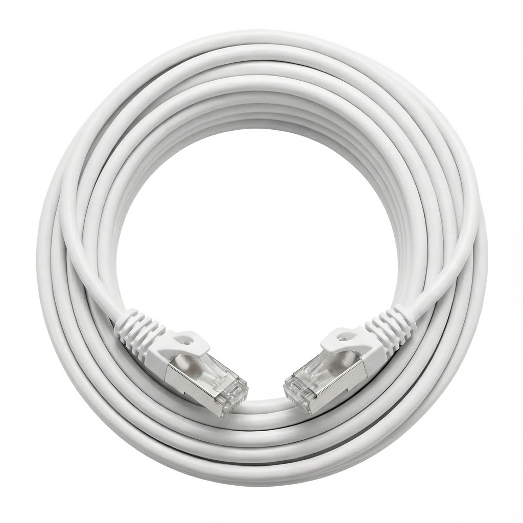 Sharkoon Patchkabel RJ45 Cat.6 SFTP (wei. 20 Meter) Netzwerk