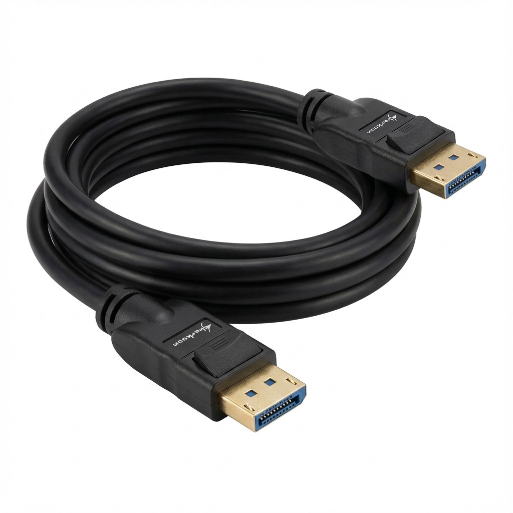 Sharkoon Kabel Displayport St-St 4K 1m schwarz Display