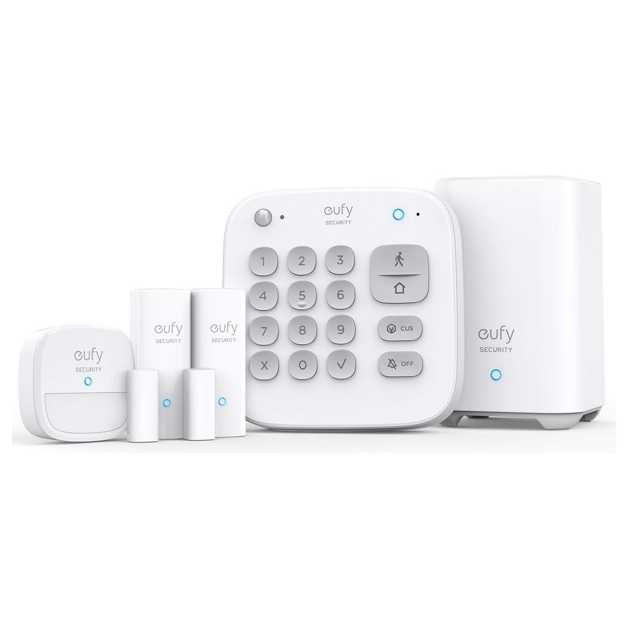Eufy Alarmsystem, Wi-Fi, Bewegungssenor, Alarmanlage, Tür- und Fenstersensoren, Zentrale, T8990321
