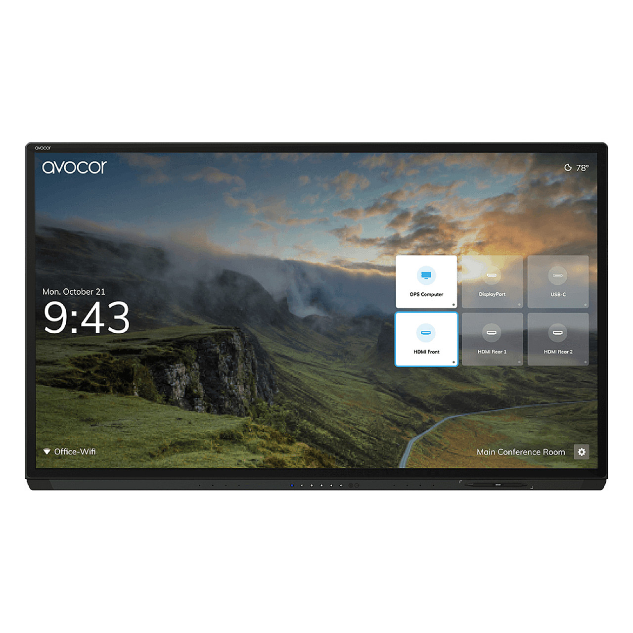 Avocor AVG-6560 interactive whiteboard Large Format Displays