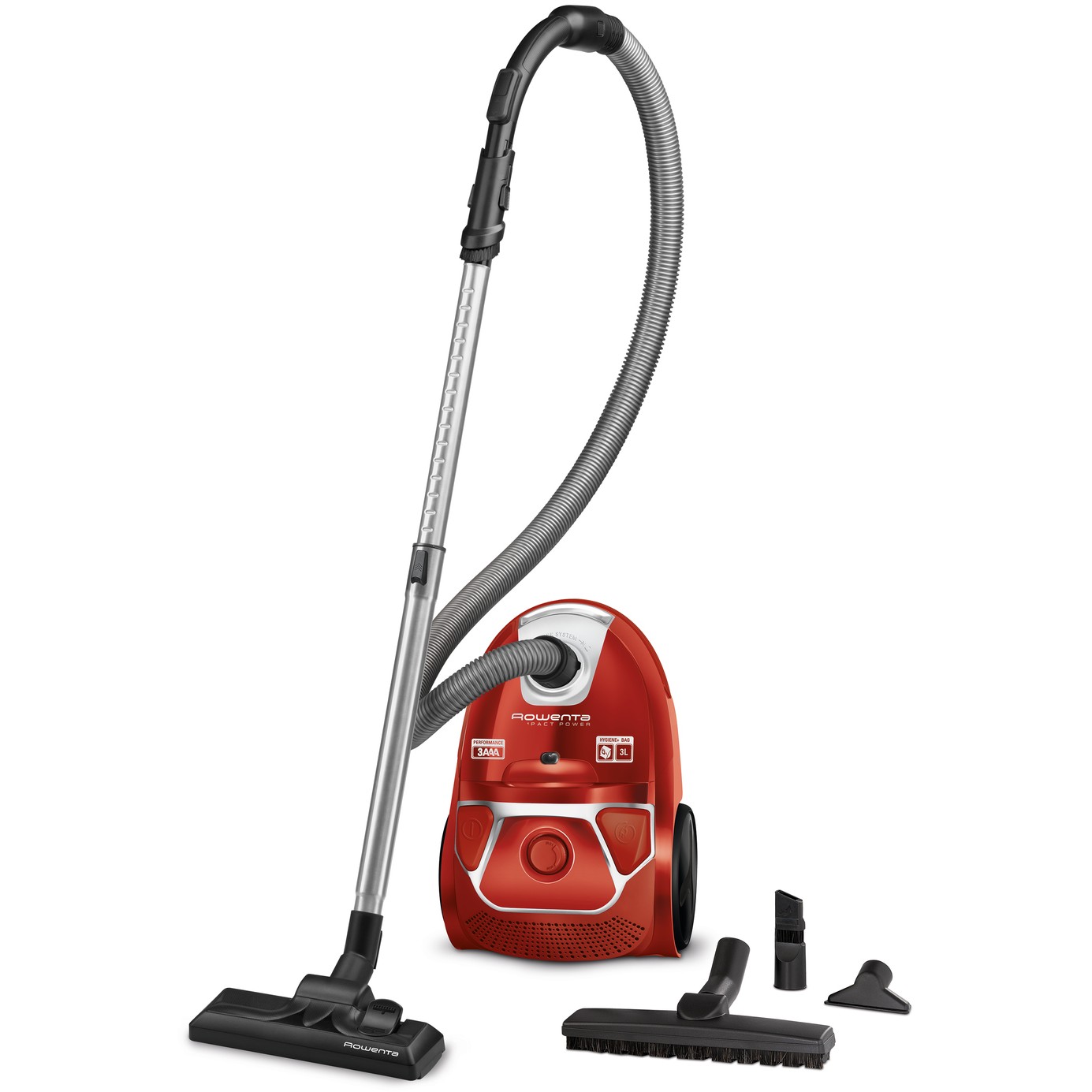 Rowenta Bodenstaubsauger Compact Power Parkett (rot) Reinigung