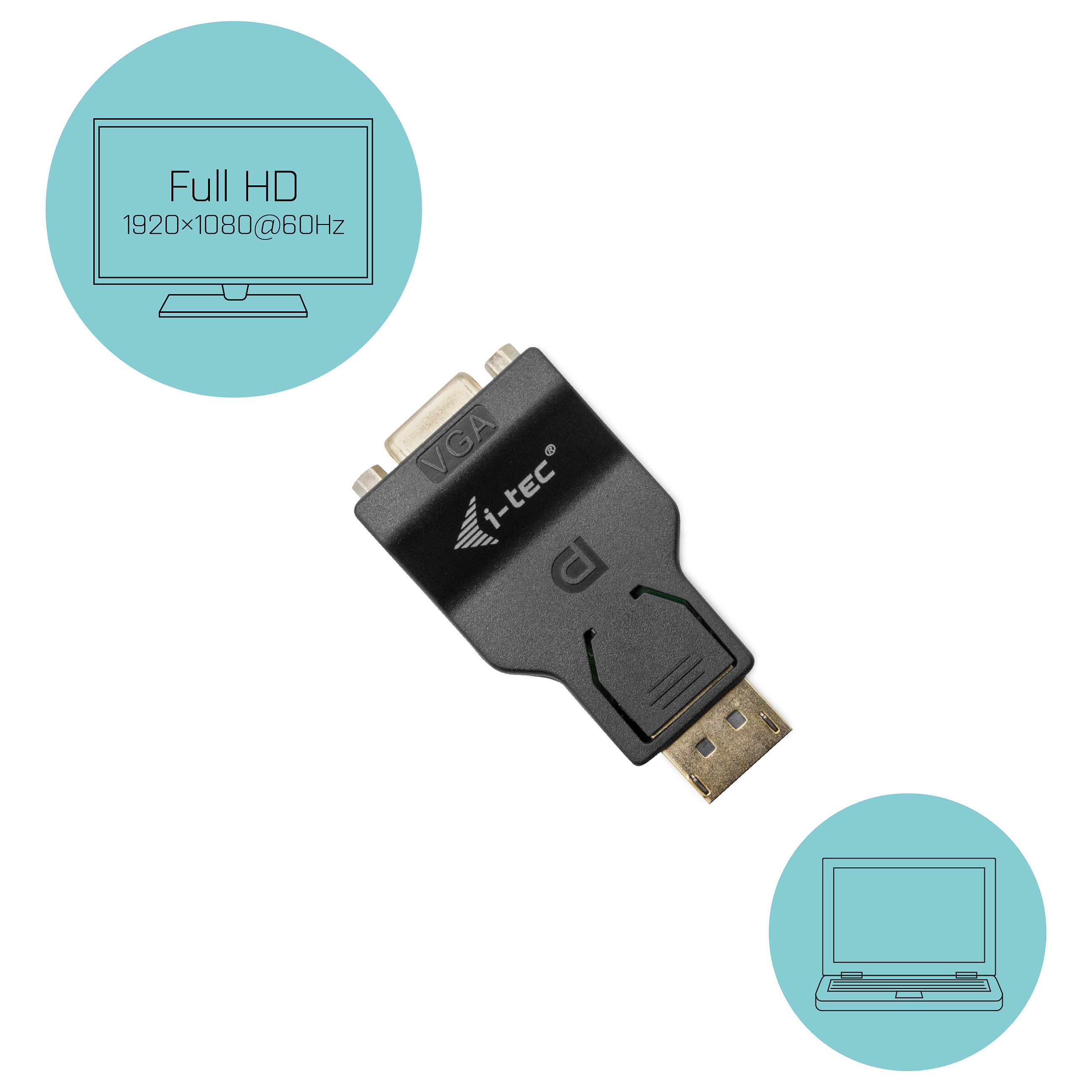 i-tec DP2VGAADA cable gender changer