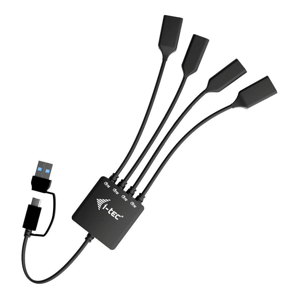i-tec USB-C/USB-A Cable HUB 4 port (2x USB-C. 2x USB-A)