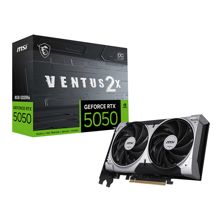 MSI GEFORCE RTX 5050 8G VENTUS 2X OC graphics card