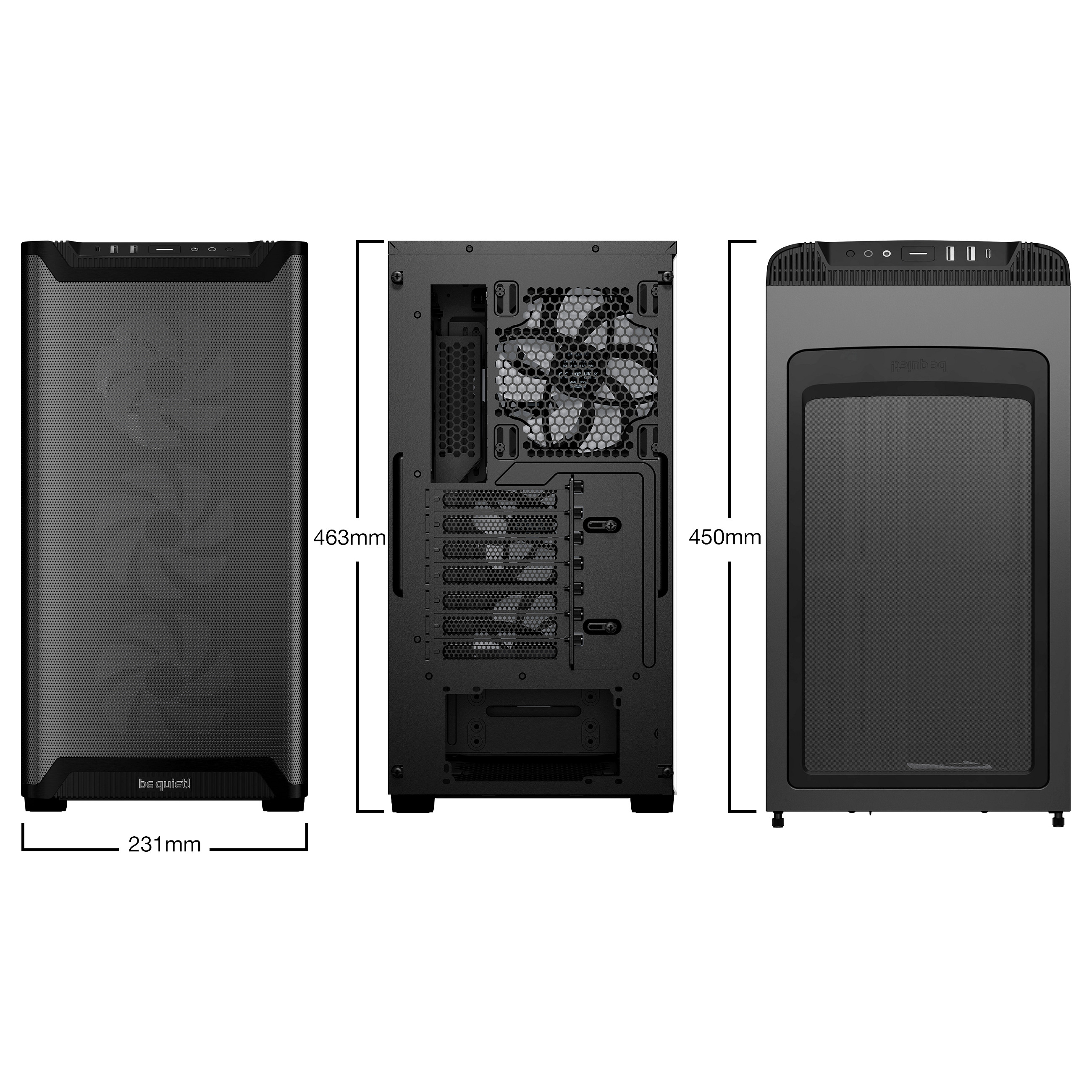 be quiet! Pure Base 501 LX Black