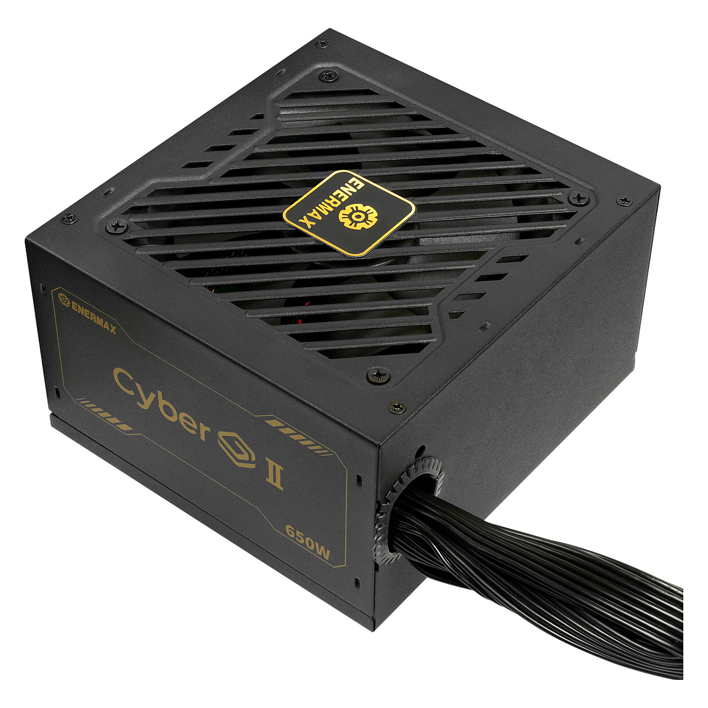 650W Enermax Power Supply 650W CyberG II 80+ Gold Black non-mod