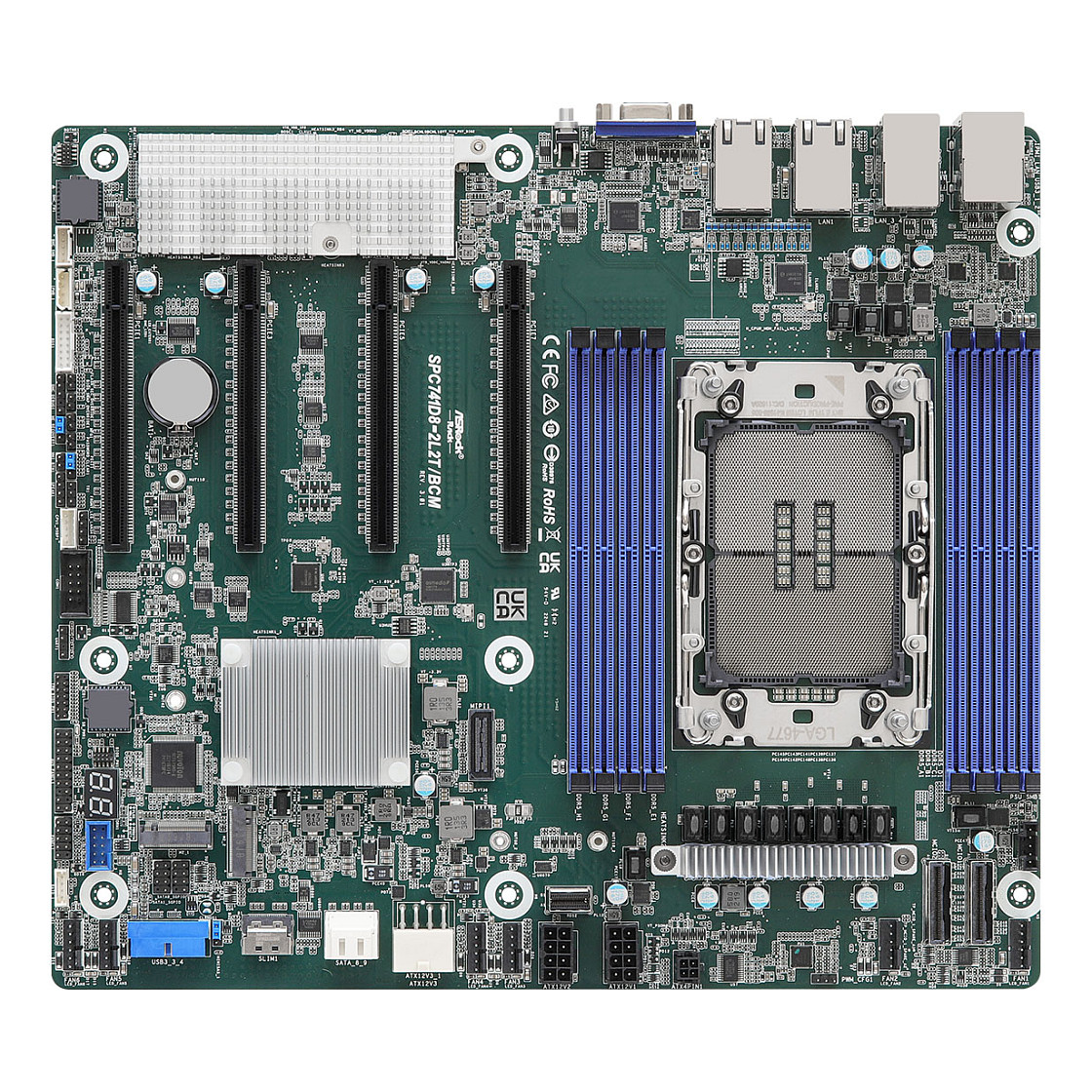 Asrock SPC741D8-2L2T/BCM motherboard