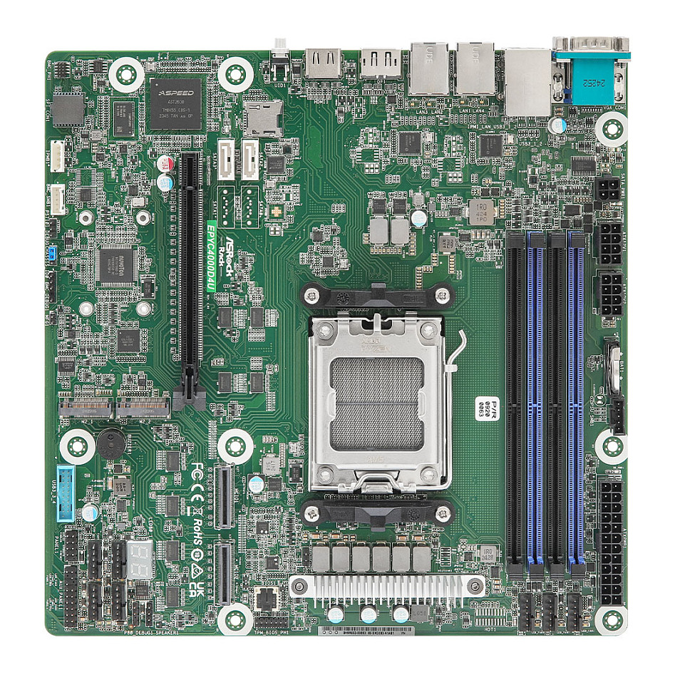 Asrock EPYC4000D4U motherboard