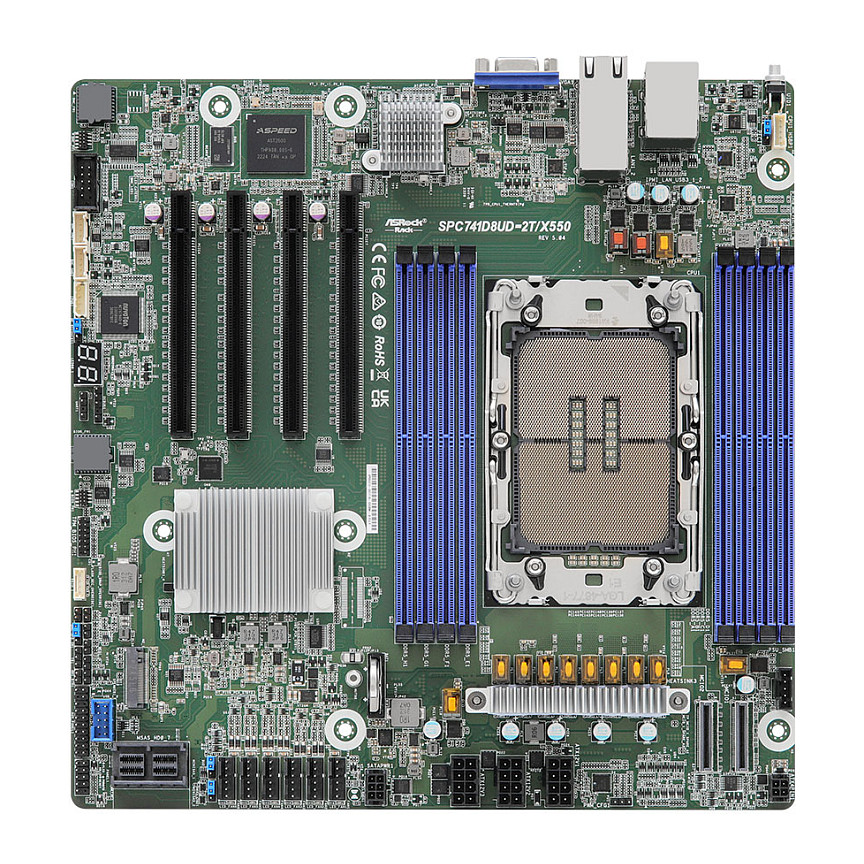 Asrock SPC741D8UD-2T/X550 motherboard