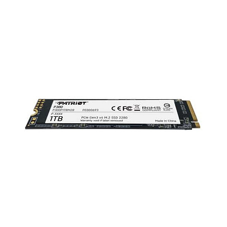 M.2 Patriot P300 1 TB (PCIe 3.0 x4, NVMe 1.3, M.2 2280)