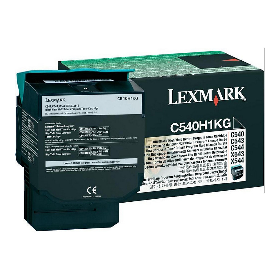 LEXMARK Toner schwarz Rck C54x/X54x ca. 2.500 S. Toner
