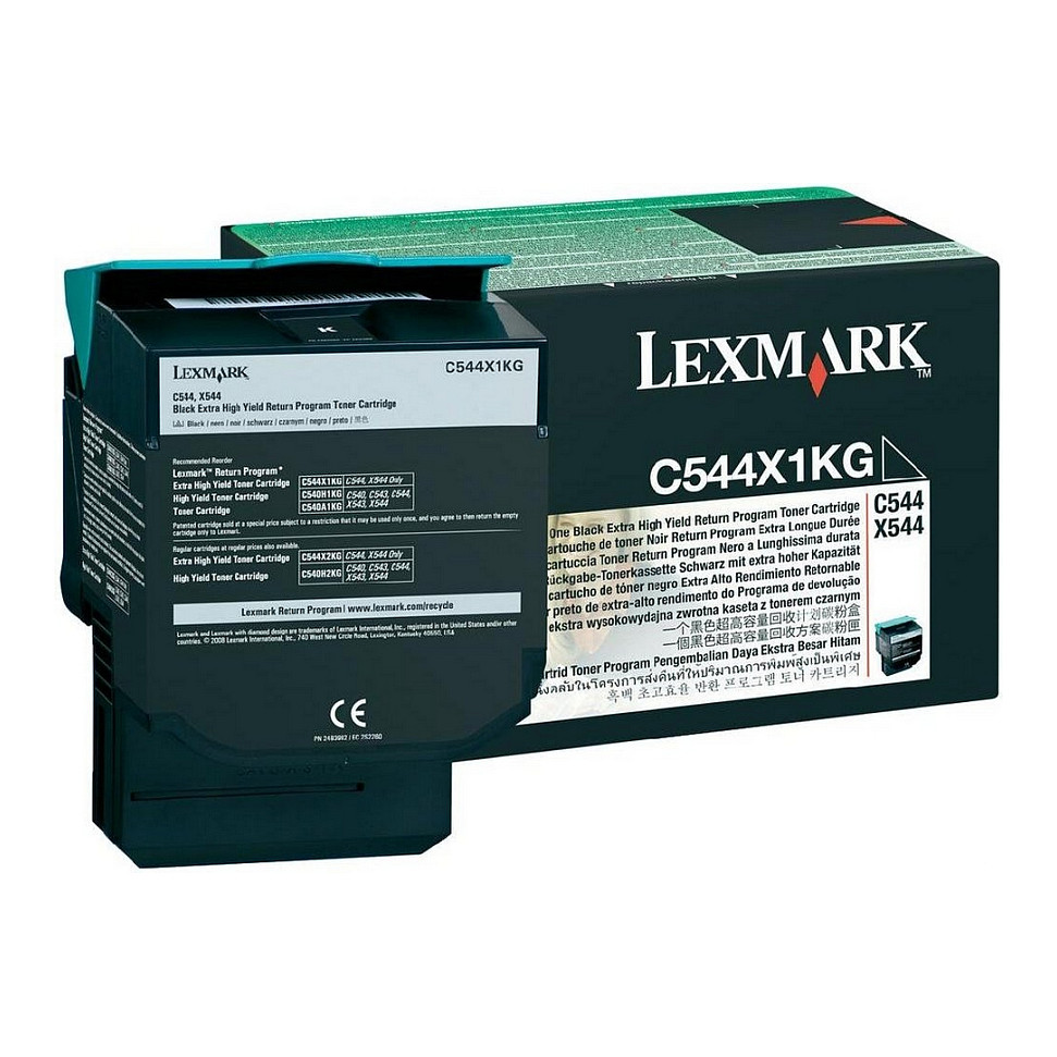 LEXMARK Toner schwarz Rck C544/X544 ca. 6.000 S. Toner