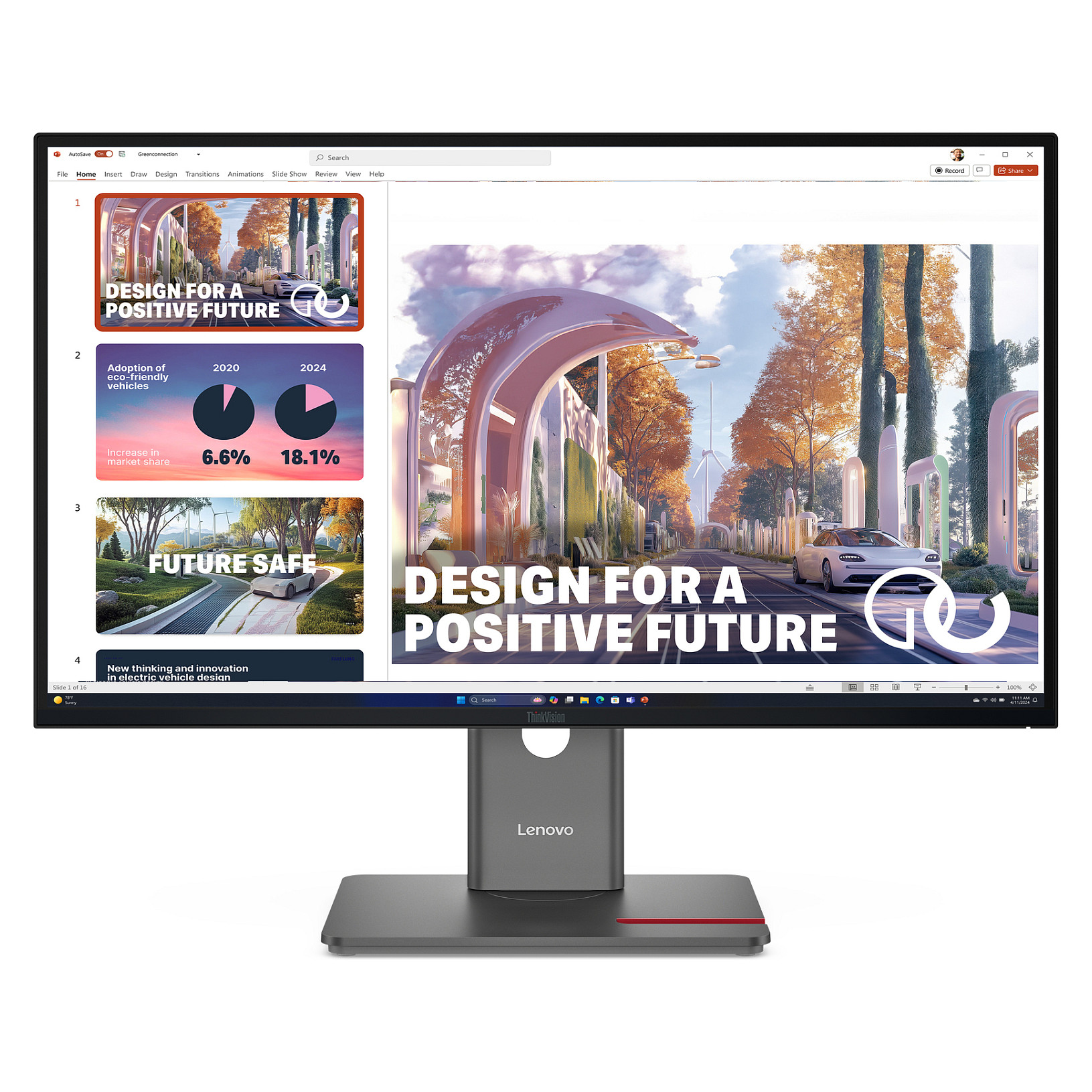Lenovo Monitor ThinkVision P27QD-40 P27QD40 (64B3GAR2EU)