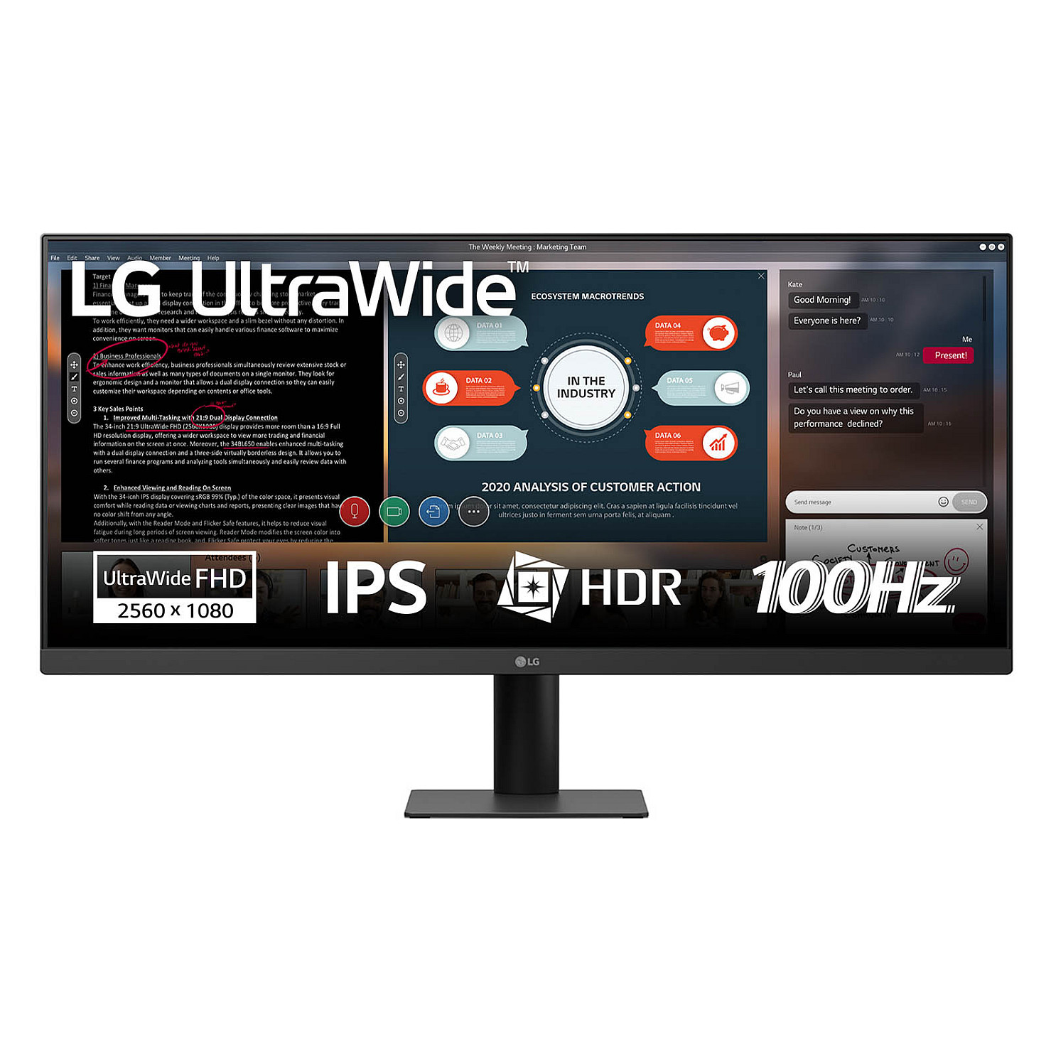 8806096534601 - 29 UltraWide 29U511A-B - 2560x1080 - 100Hz - IPS