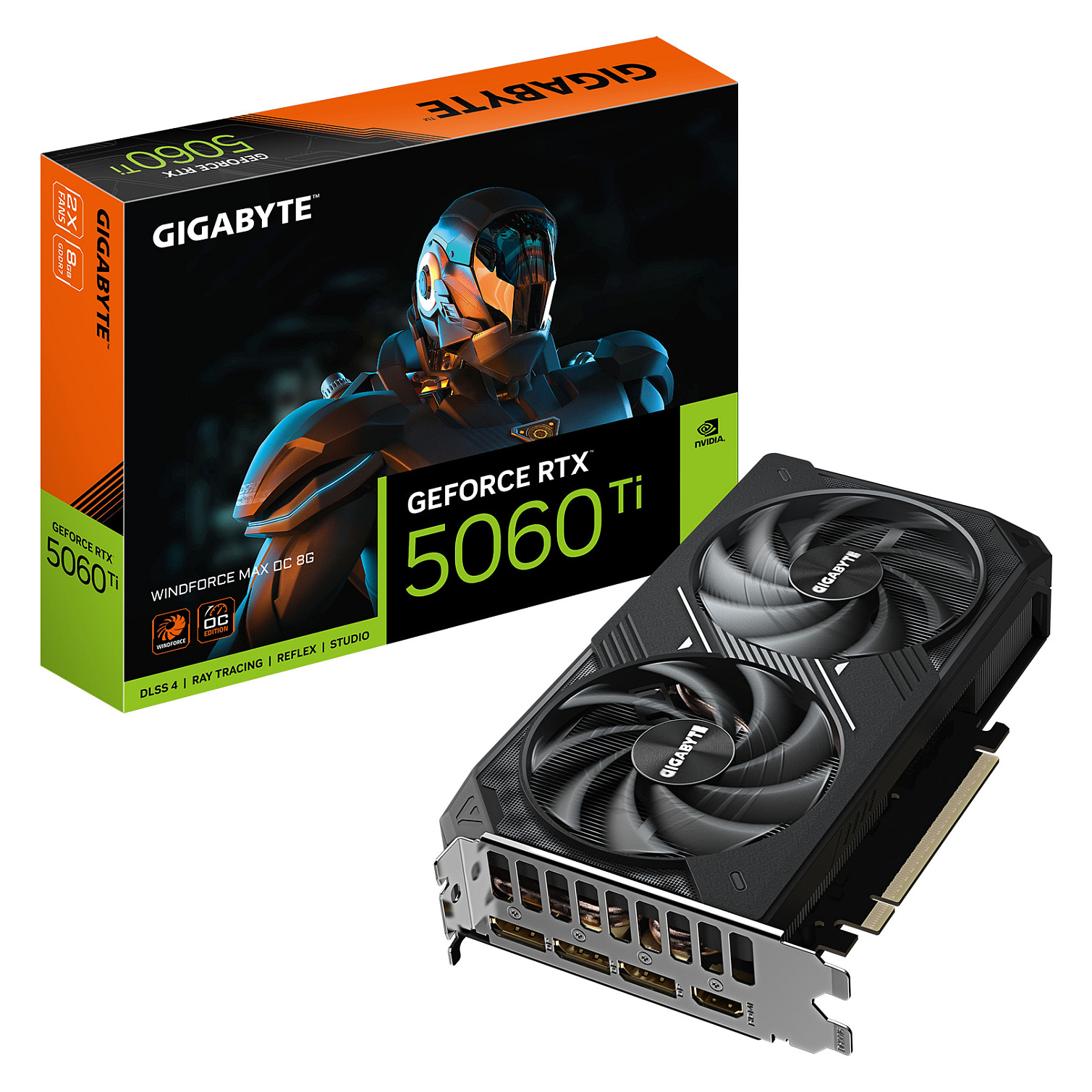 4719331356682 - GeForce RTX 5060 Ti WINDFORCE MAX OC 8G Grafikkarte