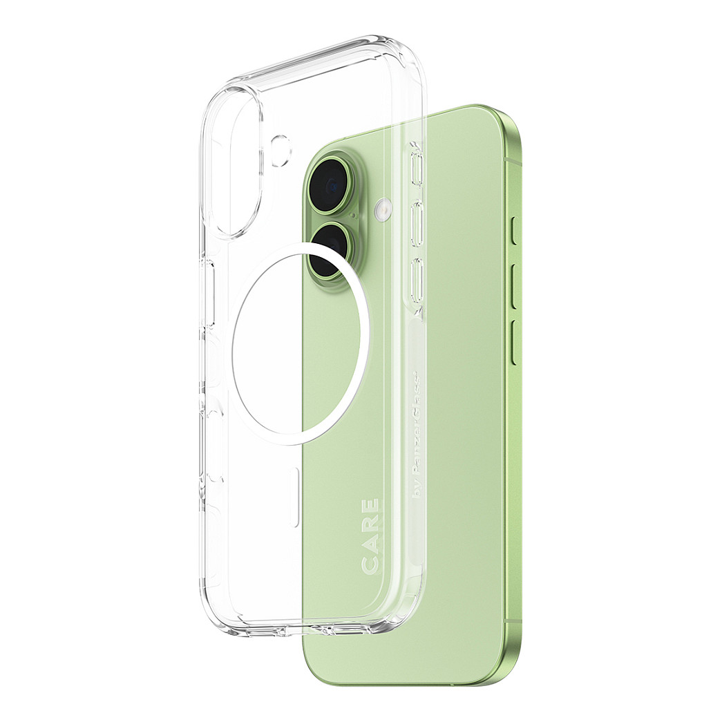PanzerGlass CAREâ„¢ by ® Urban Explorer Case Transparent w. White MagSafe iPhone 17 mobile phone case